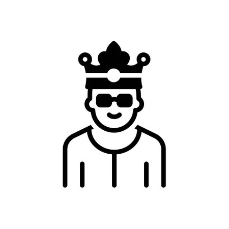 Icon for moderator,mediatorのイラスト素材