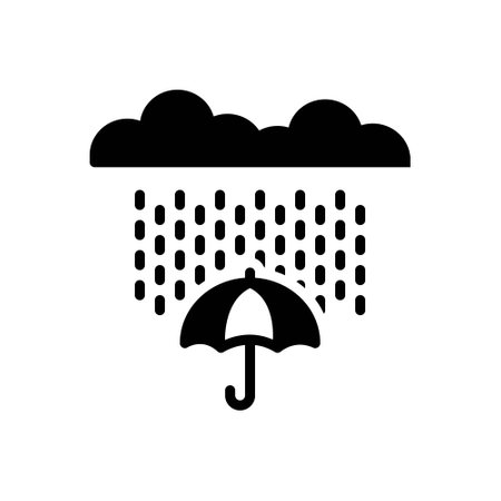 Icon for rain,rainfallのイラスト素材