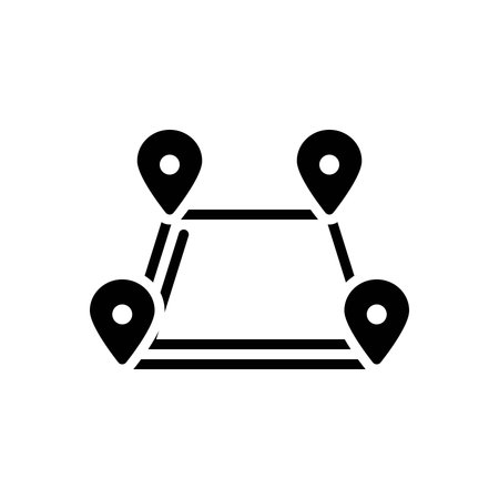 Icon for area,territoryのイラスト素材