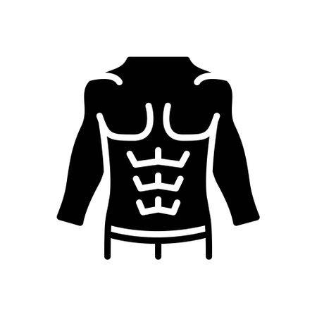 Icon for abs,fitのイラスト素材
