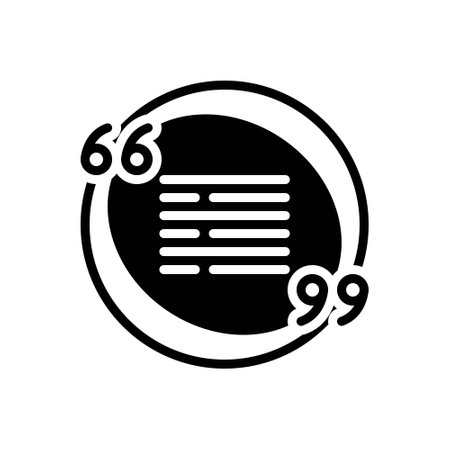 Icon for cited,quoteのイラスト素材