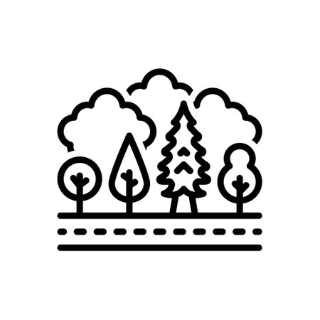 Icon for forestry,sylvicultureのイラスト素材