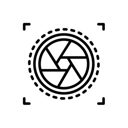 Icon for exposure,cameraのイラスト素材