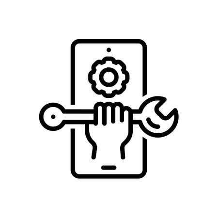 Icon for repairs,retouchのイラスト素材