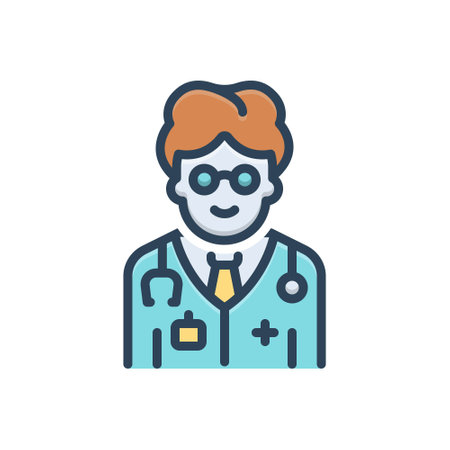 Icon for doctor,physicianのイラスト素材
