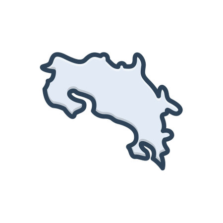 Icon for costa,mapのイラスト素材