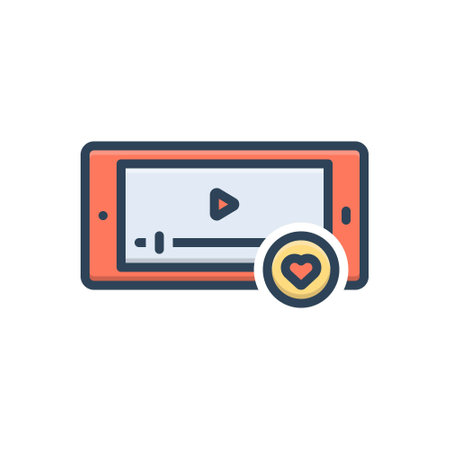 Icon for liked,notificationsのイラスト素材