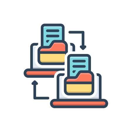 Icon for transfer,shiftingのイラスト素材