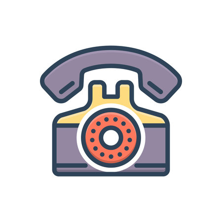 Icon for tel,telephoneのイラスト素材