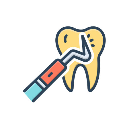 Icon for probe,scrutinyのイラスト素材