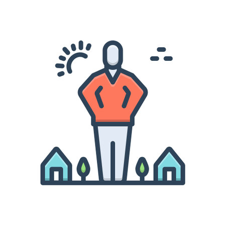 Icon for giants,hugeのイラスト素材