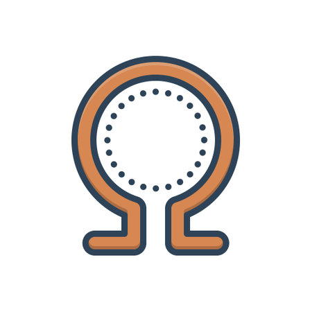 Icon for omega,ohmのイラスト素材