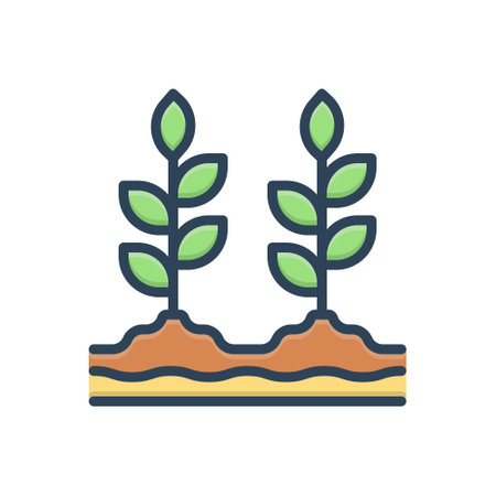 Icon for crops,ryeのイラスト素材