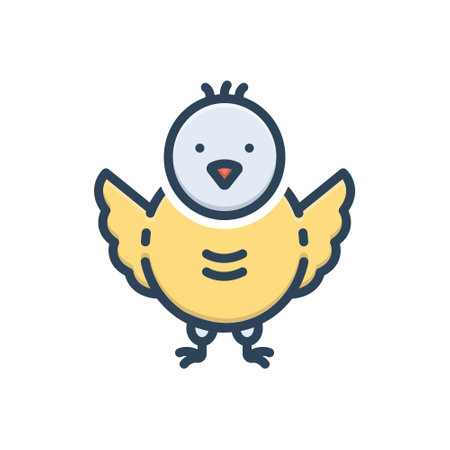 Icon for chick,poultのイラスト素材