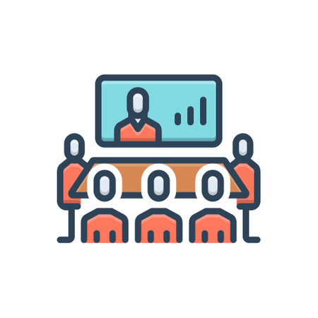 Icon for meeting,sittingのイラスト素材