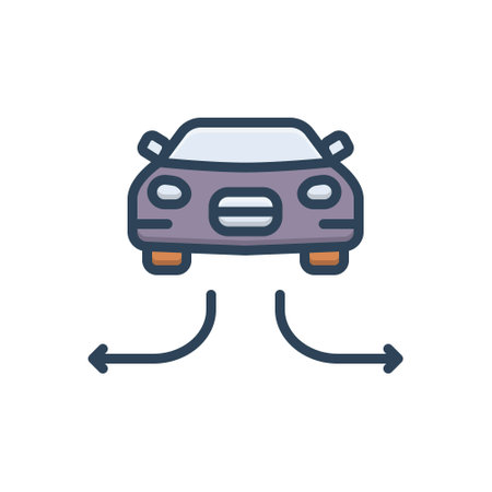Icon for side,carのイラスト素材