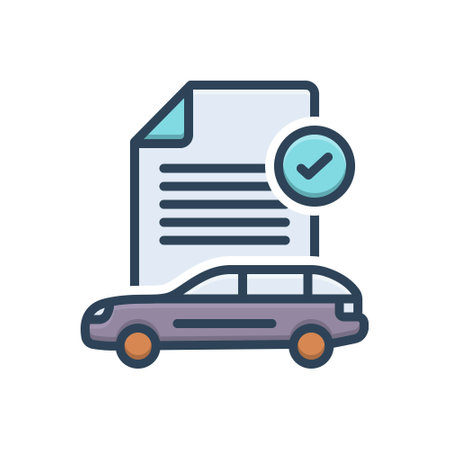Icon for permit,permissionのイラスト素材