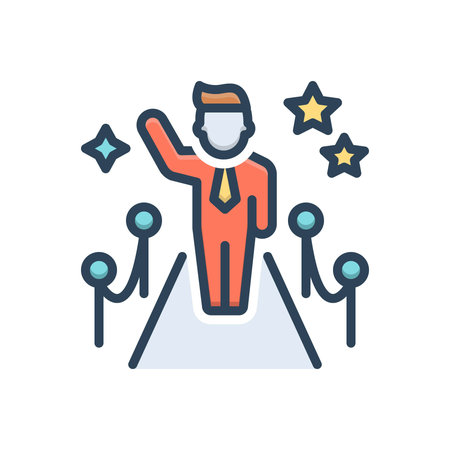 Icon for celebrity,figureのイラスト素材