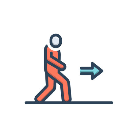 Icon for goto,visitのイラスト素材