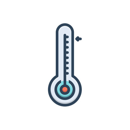 Icon for mild,thermometerのイラスト素材