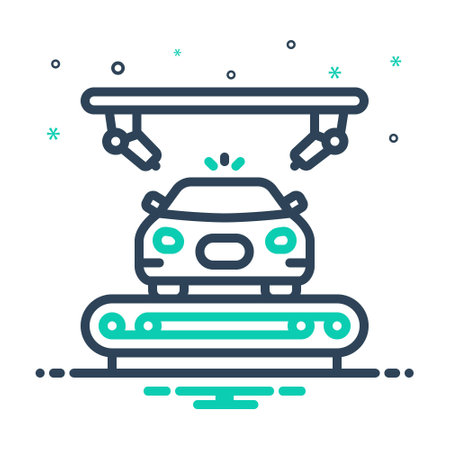 Icon for finishing,retouchingのイラスト素材