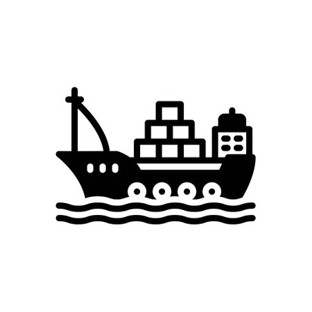 Icon for vessels,shipのイラスト素材