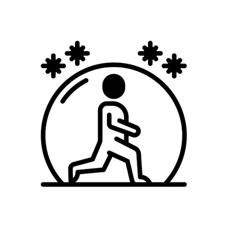 Icon for walk,immuneのイラスト素材
