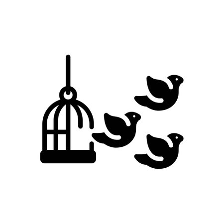 Icon for freedom,liberationのイラスト素材