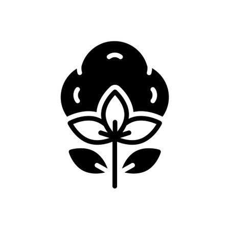 Icon for cotton,flowerのイラスト素材