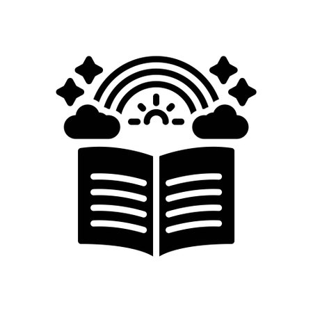 Icon for stories,tale,bookのイラスト素材