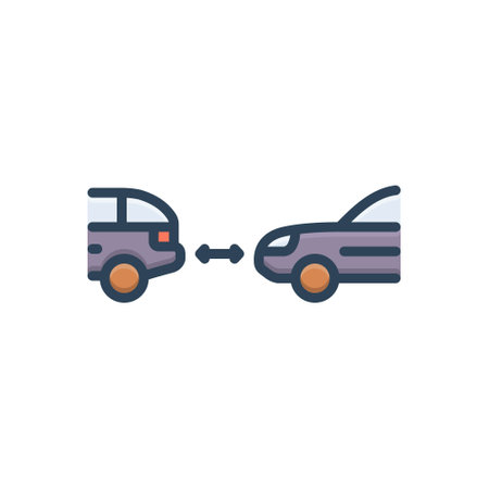 Icon for distance,spaceのイラスト素材
