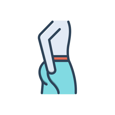 Icon for anal,hemorrhoidのイラスト素材