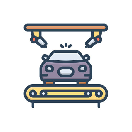 Icon for finishing,retouchingのイラスト素材