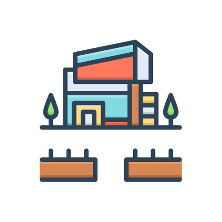 Icon for villas,houseのイラスト素材