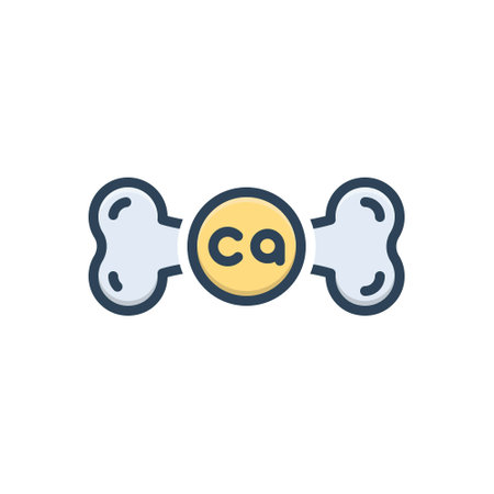 Icon for calcium,strongのイラスト素材