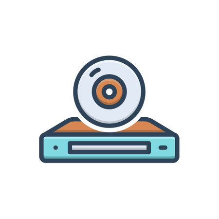 Icon for rom,cdのイラスト素材