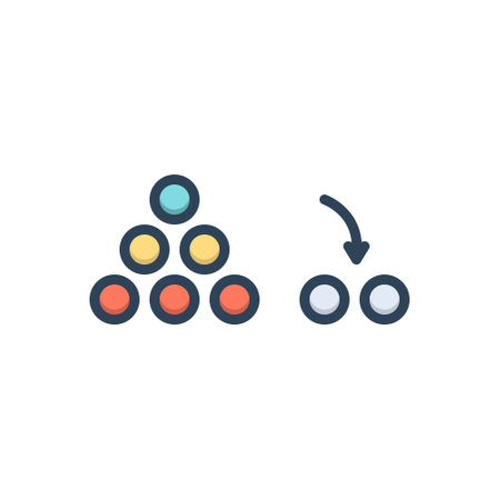 Icon for few,littleのイラスト素材