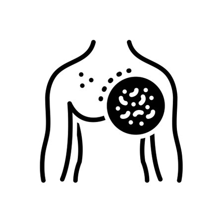 Icon for diseases,illnessのイラスト素材