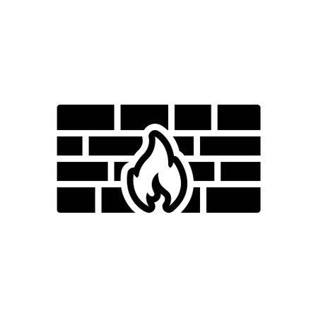 Icon for firewall,secureの写真素材