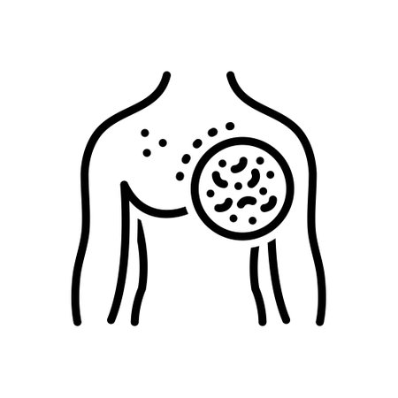Icon for diseases,illnessのイラスト素材