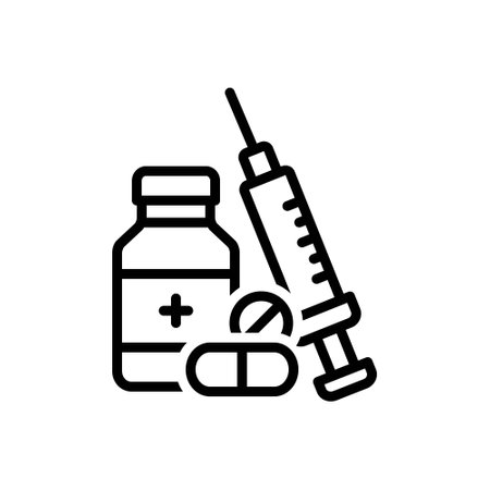Icon for drugs,medicineのイラスト素材