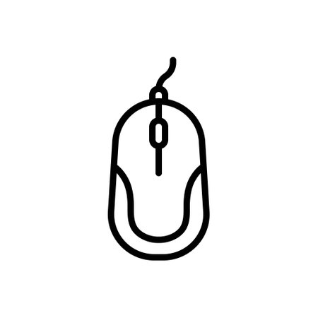 Icon for mouse,scrollのイラスト素材