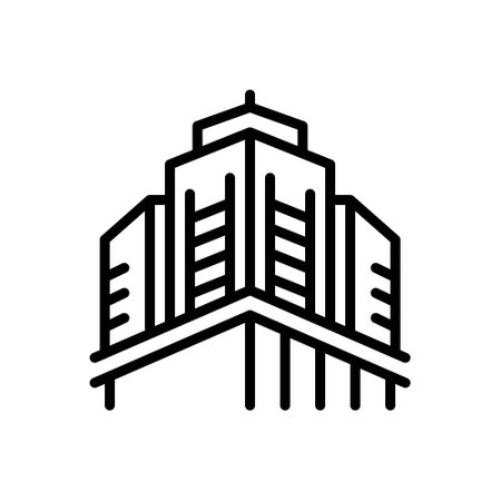 Icon for corporation,companyのイラスト素材