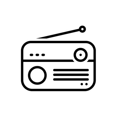 Icon for radio,antennaのイラスト素材