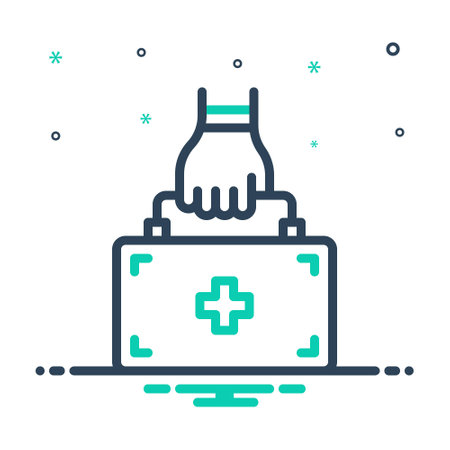 Icon for handled,holdのイラスト素材