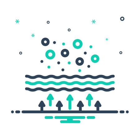 Icon for particle,air filtrationのイラスト素材