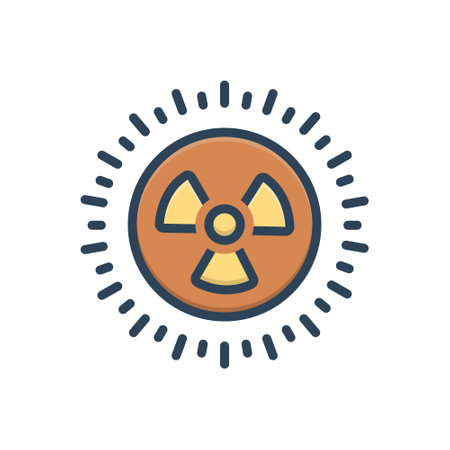 Icon for nuclear,radioactiveのイラスト素材