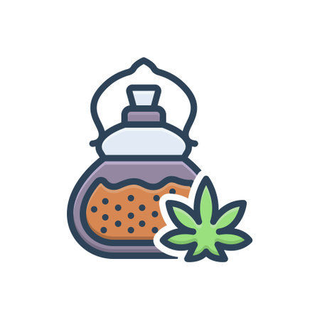 Icon for oils,oliveのイラスト素材