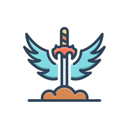 Icon for legends,swordのイラスト素材