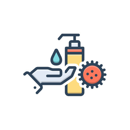 Icon for preventing,disinfectのイラスト素材